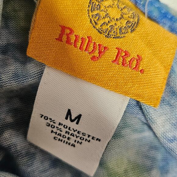 Tie Dye Embellished Tee Size Medium - Picture 3 of 3